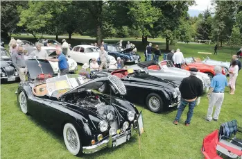  ?? CAM HUTCHINS ?? The greatest show on British wheels rolls into VanDusen Botanical Garden on Saturday. Featured classes this year are the Jaguar MK 1 and 2, and a special section of highly-modified British cars.