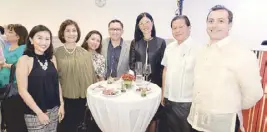  ??  ?? (From left) Beatrice Anne Liu, Primary Structures Corp.’s Paulette Liu, Ma. Rosario Teresa Nocon-Wilson, Amazon Operations Services Philippine­s’ Andrew Wesley Wilson, Betty Miao, Primary Structures Corp.’s William Christophe­r Liu Jr. and Michael Brennan.