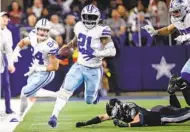  ?? RON JENKINS AP ?? Ezekiel Elliott was designated a post-June 1 cut by Dallas on the first official day of free agency Wednesday.