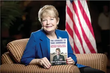  ?? Andrew A. Nelles/Chicago Tribune/MCT ?? Jill Morgenthal­er, a retired army veteran, is the author of “The Courage to Take Command: Leadership Lessons from a Military Trailblaze­r.”
