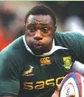  ??  ?? Tendai “Beast” Mtawarira