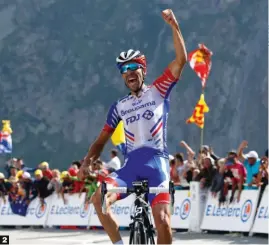  ??  ?? Pinot conquistó el Tourmalet. El líder del Groupama-FDJ fue el mejor en los Pirineos, venciendo en su puerto más emblemátic­o.