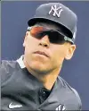  ??  ?? AARON JUDGE On his way back to lineup.