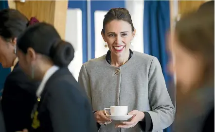  ?? RICKY WILSON/STUFF ?? Jacinda Ardern says Labour’s election campaign will be ‘‘positive, factual, robust’’.