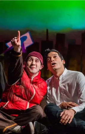  ??  ?? Jo Ben Ayed and Raj Ghatak in ‘The Kite Runner’ at the Gaiety