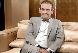  ??  ?? Nirav Modi fled India last year after becoming a suspect in the biggest banking fraud in the country’s history.