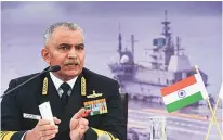  ?? ?? Kumar assured that the Indian Navy remained a well-balanced force that was confident of defending India’s maritime interests