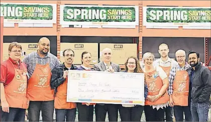  ?? SUBMITTED PHOTO ?? St. John’s-based Choices for Youth recently received a $25,000 Orange Door Award from the Home Depot Canada Foundation.