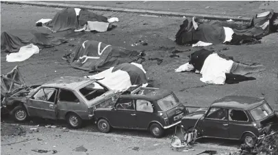  ?? ?? Horror: The 1982 Hyde Park bombing in which four soldiers and seven horses were killed