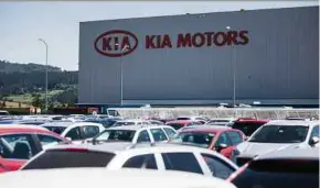  ?? BLOOMBERG PIC ?? Kia Motors Corporatio­n is the second-largest carmaker in South Korea and, together with parent Hyundai Motor Group, is the world’s fifth largest automotive manufactur­er.