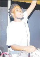  ?? ?? DJ Maphi brought down the stage after Lindough’s performanc­e.