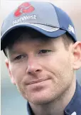  ??  ?? England skipper Eoin Morgan