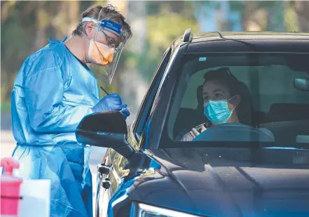  ??  ?? ROLL UP: Darling Downs Health wants more people in Goondiwind­i to get a Covid test after a lacklustre response to yesterday’s pop-up clinic. A confirmed positive Covid case was in town on August 26 and may have spread the virus.