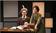  ?? EMMA K. ROTHENBERG-WARE PHOTO ?? Carson Elrod and Debra Jo Rupp in “Variations On The Death of Trotsky.”