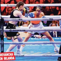  ?? ?? REVANCHA
EN IRLANDA
La principal opción que está siendo mencionada en torno a una posible revancha entre Katie Taylor y Amanda Serrano es que la misma sea en Irlanda, país de origen de la campeona.