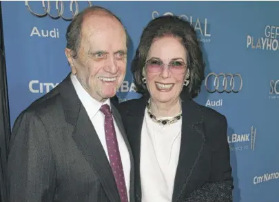  ?? MATT SAYLES/INVISION FOR GEFFEN PLAYHOUSE VIA AP ?? Bob and Ginnie Newhart in 2014. They met on a blind date set up by actor-comedian Buddy Hackett.