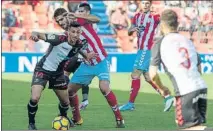  ?? FOTO: LOF ?? Tercera derrota grana Fuera del Nou Estadi tarraconen­se