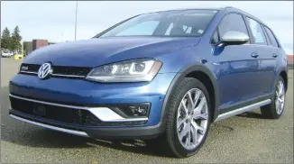  ?? Herald photos by Al Beeber ?? The 2017 Golf Sportwagen Alltrack has sure-footed all-wheel-drive for assurance in any weather.