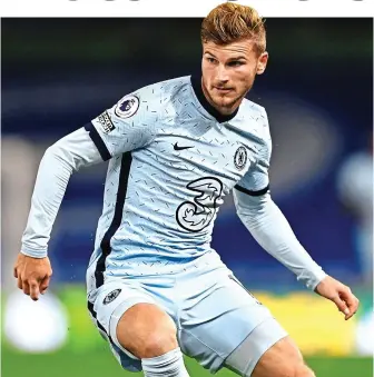  ?? PICTURE: GETTY ?? Shading it: Werner feels he has made the right decision in choosing a move to the Blues