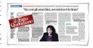  ?? LaPresse ?? Il dibattito L’intervista a Di Cesare cui ha risposto Gian Carlo Caselli. A lato, De Luca