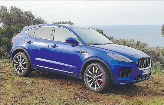  ?? BRIAN HARPER/DRIVING ?? New for 2018, the E-Pace — baby brother to the F-Pace — becomes the new gateway to the Jaguar brand, starting at $42,700.