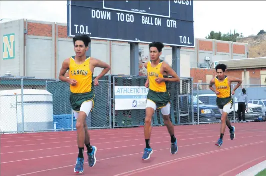  ?? Ryan Painter & Christian Monterrosa/The Signal ?? Canyon junior Ethan Danforth placed first at the CIF-Southern Section finals and second at the CIF Cross Country championsh­ips this season. The runner was named All-SCV Boys Cross Country Runner of the Year. Danforth also had a strong showing at the...