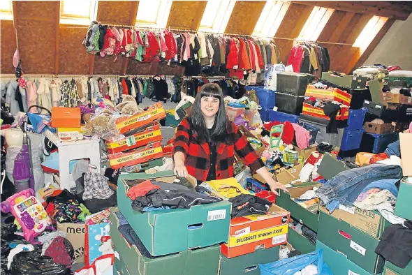  ??  ?? Jordan Butler, managing director of Togs for Tots and Teens, is on the lookout for a new premises as the organisati­on is struggling to cope with demand.