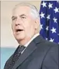  ?? Jacquelyn Martin AP ?? SECRETARY of State Rex Tillerson, who opposed leaving the accord, said the U.S. would continue reducing emissions.