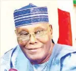  ?? ?? •Atiku Abubakar