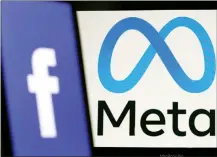  ?? (Courtesy pic) ?? Meta fined R4.7 billion over data leak of half a billion Facebook users.