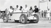  ??  ?? CHAMPION: British legend Dick Seaman in East London in 1934 in his MG Magnette.