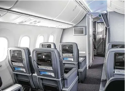  ?? American Airlines via New York Times ?? American Airlines is one of several carriers that have recently added or expanded premium economy offerings on their long-haul flights.