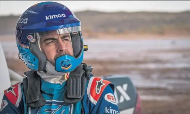  ??  ?? MIRADA AL FUTURO. Los planes de Alonso para la próxima temporada apuntan al Dakar, que en su edición del año 2020 llega hasta Arabia Saudí tras 11 años en Sudamérica.