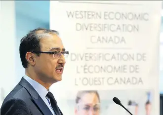  ?? JIM WELLS ?? “We have been very clear that Bill C-69 will not intrude into areas of provincial jurisdicti­on,” says Amarjeet Sohi, Minister of Natural Resources. “It will focus on areas of federal responsibi­lity.”