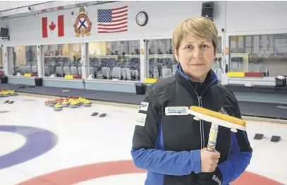  ?? FRAM DINSHAW/TRURO NEWS ?? Colleen Pinkney has 10 curling gold medals to her name. She is returning to Truro for the Nova Scotia Seniors’ Provincial­s Curling Championsh­ips on Feb. 6 to 11.