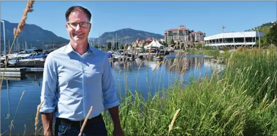  ?? STEVE MACNAULL/Westside Weekly ?? We have to do more to protect Okanagan Lake’s shores, according to Okanagan Collaborat­ive Conservati­on Program manager Scott Boswell.