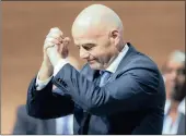  ??  ?? GIANNI INFANTINO: Is he the new broom to sweep Fifa clean?