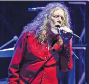  ??  ?? Robert Plant kept the crowd entranced with new world music twists on old Zeppelin classics