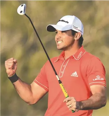  ?? ALLAN HENRY, USA TODAY SPORTS ?? Jason Day, above, played 113 holes this weekend en route to his second PGA Tour win, beating Victor Dubuisson on the fifth playoff hole of the WGC-Accenture Match Play Championsh­ip.