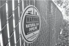  ?? Martha Irvine / Associated Press ?? This year’s natural gas rally has been driven by a global fuel crunch as suppliers struggle to meet a post-pandemic surge in consumptio­n, further exacerbate­d by Russia’s war in Ukraine.