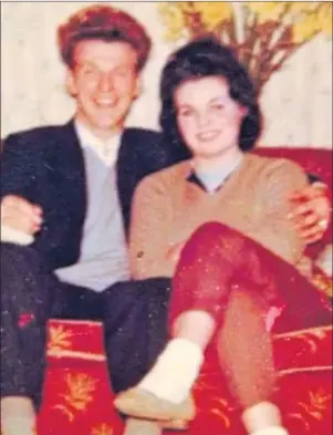  ?? ?? Covid-19 victim Rodger Laing in earlier years with his wife Freda