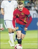  ?? FOTO: AP ?? Gerard Deulofeu, capitán de la Sub-21