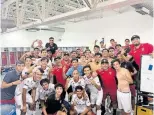  ?? CORTESÍA: CHIHUAHUA FC ?? Festejando el triunfo