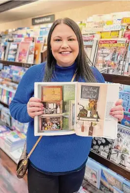  ?? Emily M. Olson/Hearst Connecticu­t Media ?? Torrington resident Allie LaTulipe has started a business selling vintage home decor on Instagram. She recently was featured in the latest issue of “Country Sampler,” a home magazine.