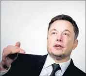  ?? Brendan Smialowski AFP/Getty Images ?? ELON MUSK recently tweeted he had “funding secured” in a plan to turn Tesla private at $420 a share.