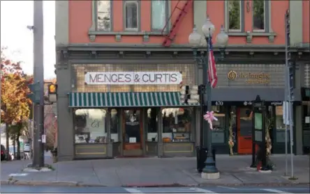  ??  ?? Menges &amp; Curtis Apothecary is located at 472 Broadway, in the Ainsworth Building, in downtown Saratoga Springs.