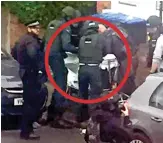  ??  ?? Wounded: The woman being treated THE first woman terror suspect shot by police in Britain yelled ‘Don’t touch my body’ as officers battled to treat her.
The 21-year-old was believed to be unarmed when she was gunned down as heavily armed officers...