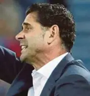  ??  ?? Spain coach Fernando Hierro