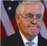  ?? (Jonathan Ernst/Reuters) ?? REX TILLERSON