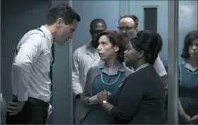  ?? Kerry Hayes/Twentieth Century Fox ?? Michael Shannon, left, Sally Hawkins and Octavia Spencer in “The Shape of Water.”